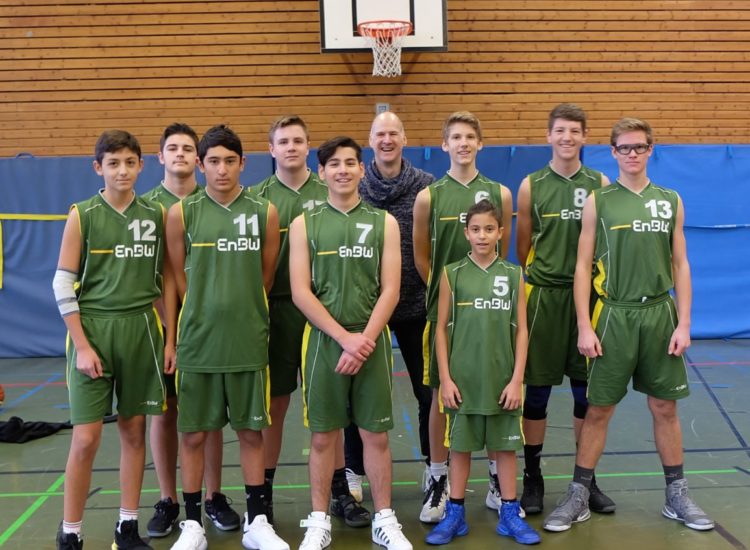 Mannschaftsfoto der U16 Männlich des TV 1860 Fürth