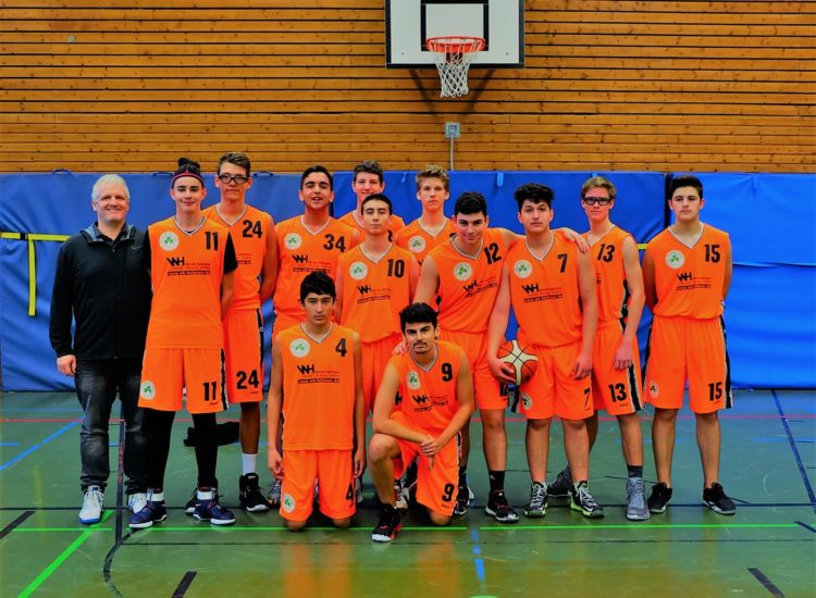Mannschaftsfoto der U18 Männlich des TV 1860 Fürth
